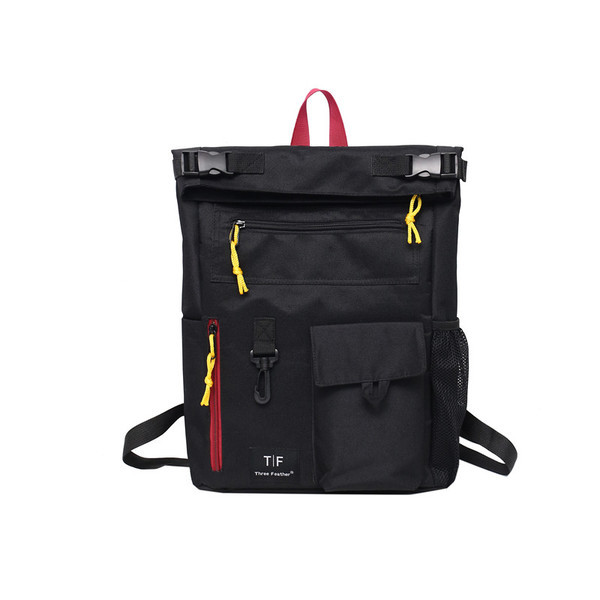 Rucsac colorat și confortabil pentru bărbați, cu multe fermoare - în patru culori