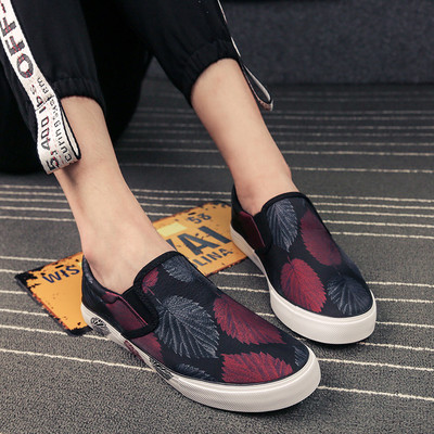 Mocasini barbatesti cu imprimeu in trei culori