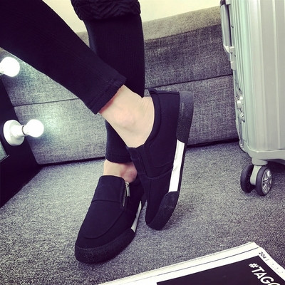 Mocasini barbatesti cu fermoar in doua culori