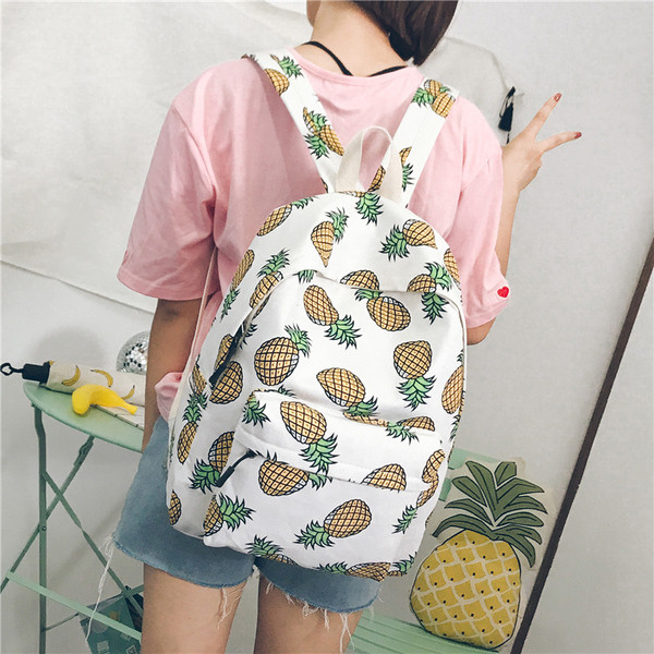 Rucsac mare pentru femei de zi cu zi, cu imprimeu în trei culori