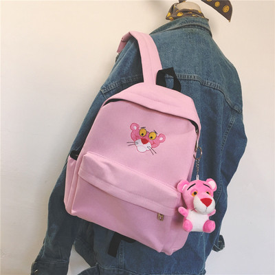 Rucsac de dama in trei culori cu broderie si accesoriu