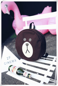 Γυναικείο σακίδιο σε στρογγυλό σχήμα σε τρία χρώματα