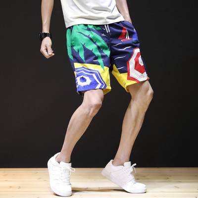 Pantaloni scurți casual de vară cu buzunare laterale potrivite pentru plajă