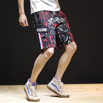 Pantaloni scurți casual de vară cu buzunare laterale potrivite pentru plajă