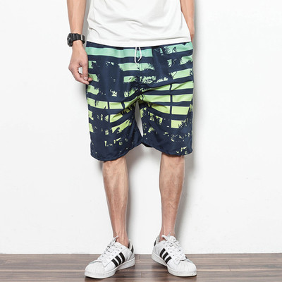 Pantaloni scurți casual de vară cu buzunare laterale potrivite pentru plajă