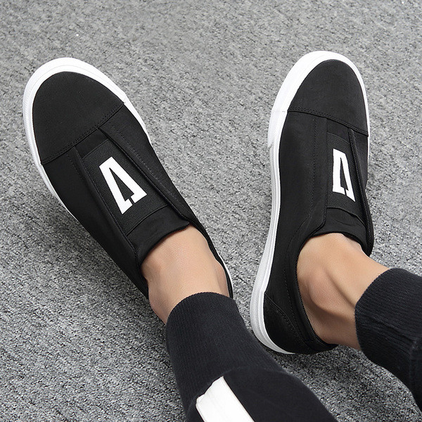 Mocasini moderni pentru bărbați cu imprimeu în negru și gri