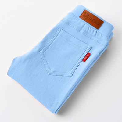 Pantaloni casual pentru copii pentru o fata in culori diferite - doua modele