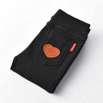 Pantaloni casual pentru copii pentru o fata in culori diferite - doua modele