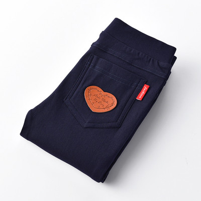 Pantaloni casual pentru copii pentru o fata in culori diferite - doua modele