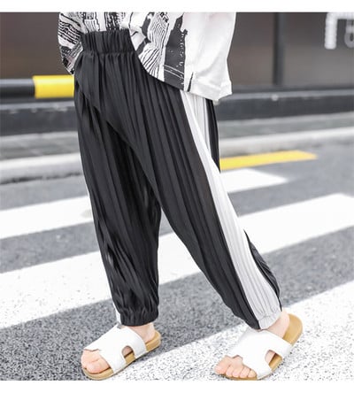 Pantaloni moderni pentru copii pentru o fată în mai multe culori - un model larg