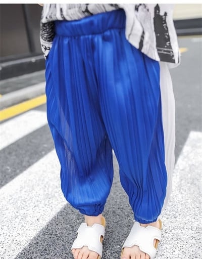 Pantaloni moderni pentru copii pentru o fată în mai multe culori - un model larg