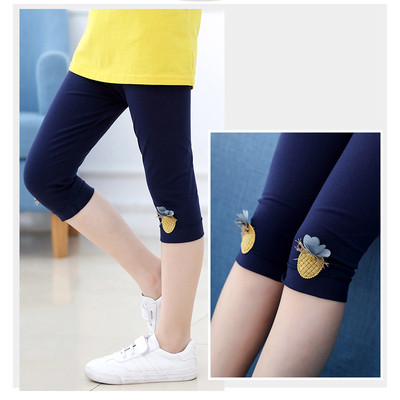 Jambiere copii pentru fata in doua culori cu decor 3D