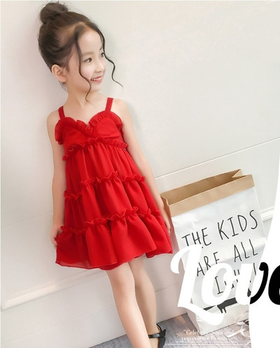 Rochie pentru copii cu croiala moderna in patru culori