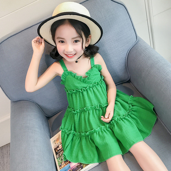 Rochie pentru copii cu croiala moderna in patru culori