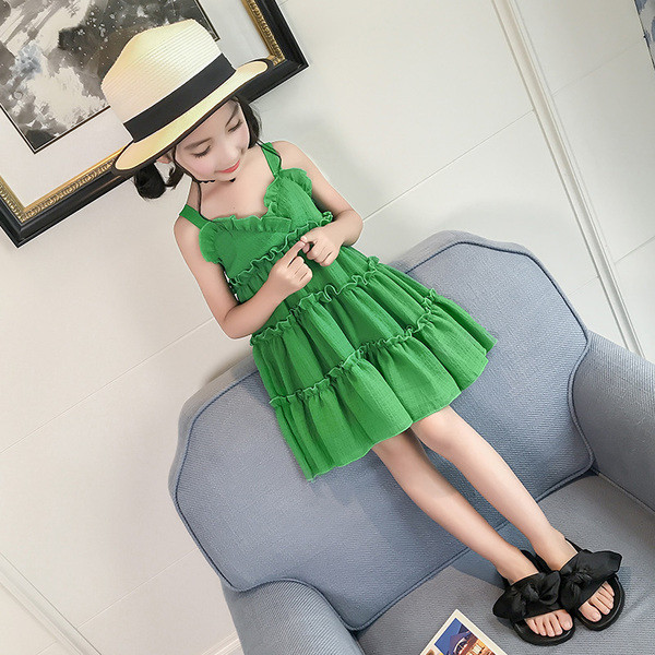 Rochie pentru copii cu croiala moderna in patru culori