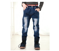 Blugi pentru copii cu talie elastica