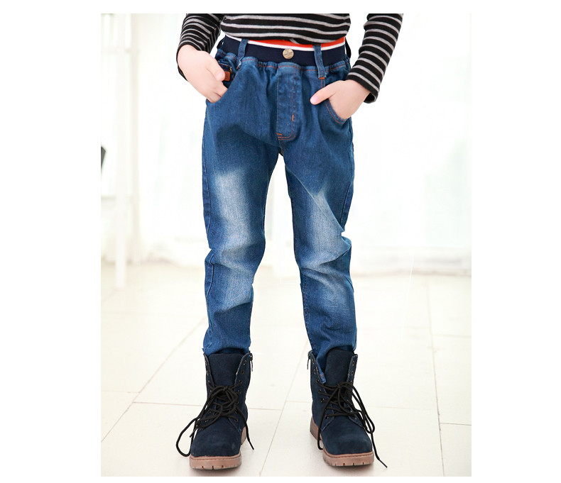 Blugi pentru copii cu talie elastica