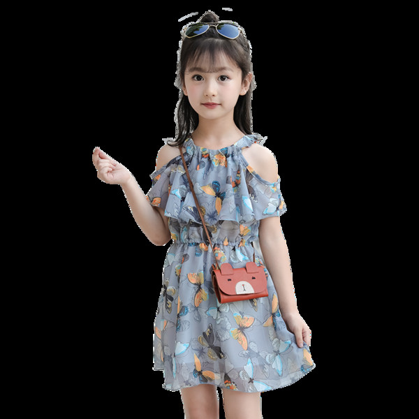 Rochie de vara copii cu umerii goi in diferite modele si culori