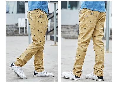 Pantaloni copii in mai multe culori cu imprimeu