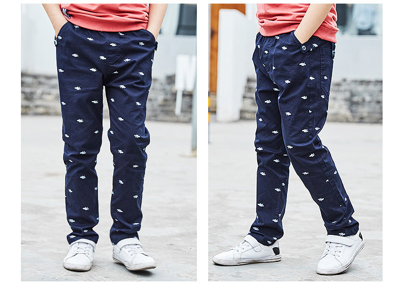 Pantaloni copii in mai multe culori cu imprimeu