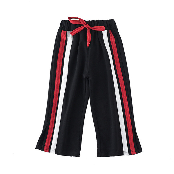 Pantaloni copii pentru fata in doua culori - model larg