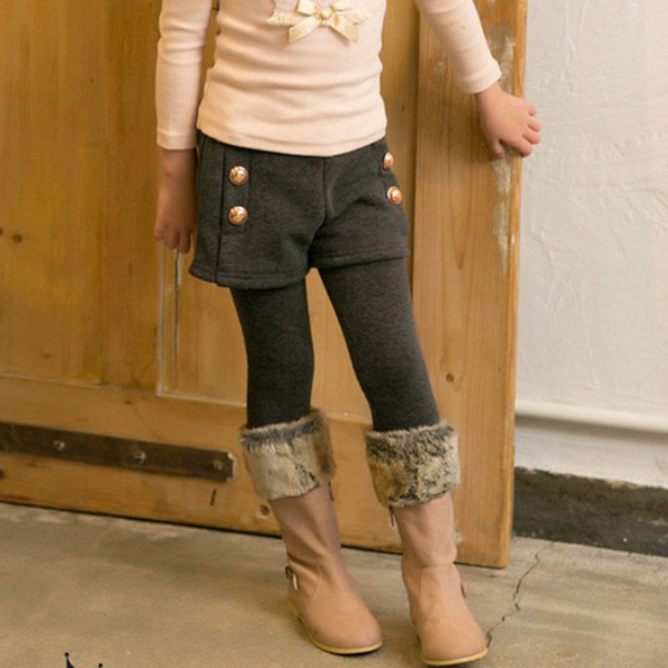 Jambiere pentru copii pentru o fată cu pantaloni scurți în trei culori