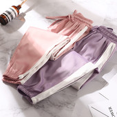 Pantaloni copii sport-eleganți pentru o fată în două culori