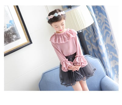 Fusta elastica pentru copii cu tul