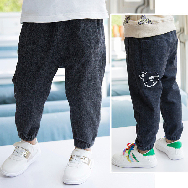 Pantaloni moderni pentru copii cu broderie