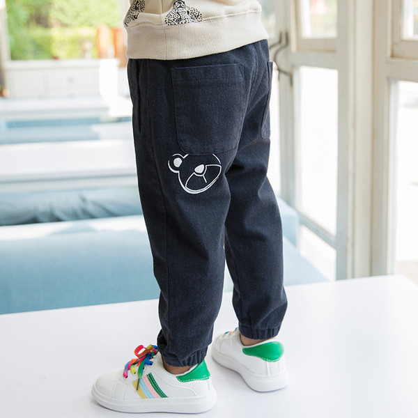 Pantaloni moderni pentru copii cu broderie