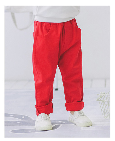 Pantaloni curați pentru copii, potriviti pentru utilizarea de zi cu zi, în trei culori