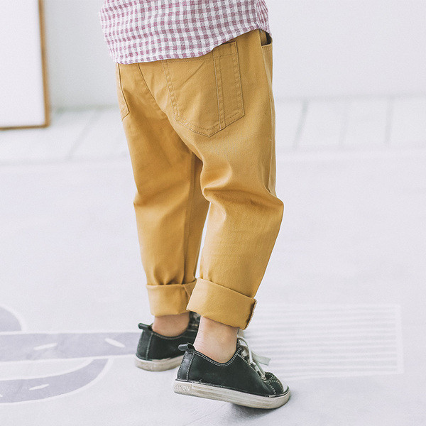 Pantaloni curați pentru copii, potriviti pentru utilizarea de zi cu zi, în trei culori