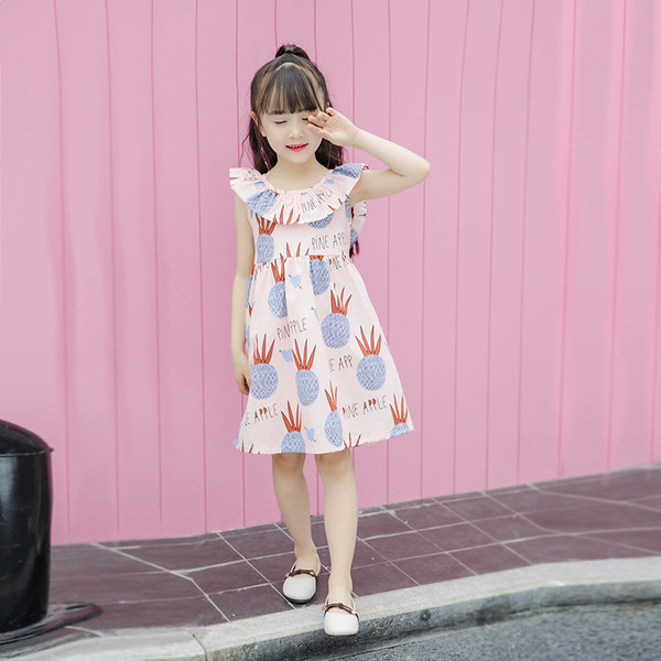 Rochie moderna pentru fete cu aplicatie si panglica pe spate in doua culori