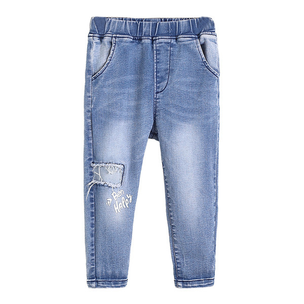 Blugi casual pentru copii pentru baieti de culoare deschisa