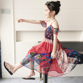 Rochie de vara pentru copii cu aplicatie