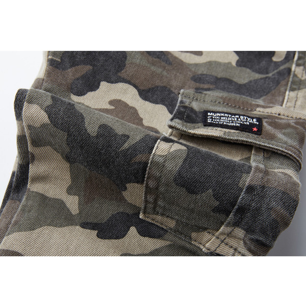Pantaloni casual de camuflaj pentru copii cu elastic la glezna