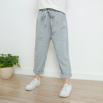 Pantaloni casual copii pentru o fata in doua culori-model lat