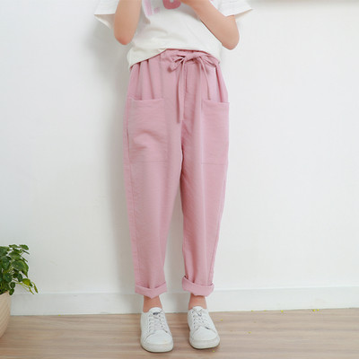 Pantaloni casual copii pentru o fata in doua culori-model lat