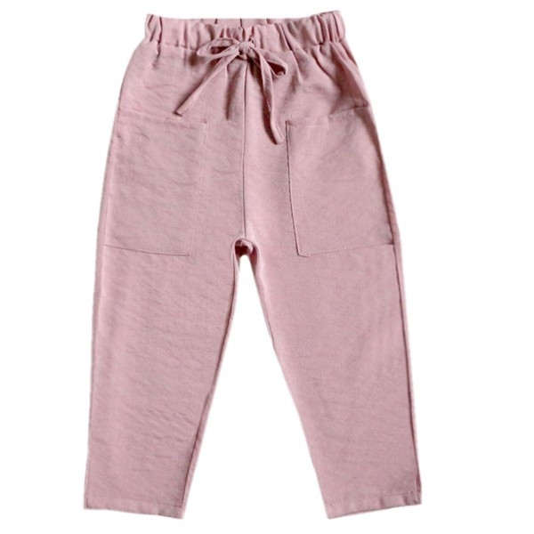 Pantaloni casual copii pentru o fata in doua culori-model lat