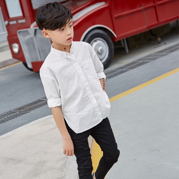 Blugi stilați pentru copii model Slim cu elemente rupte