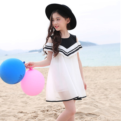 Rochie de vara pentru copii decupata in trei culori