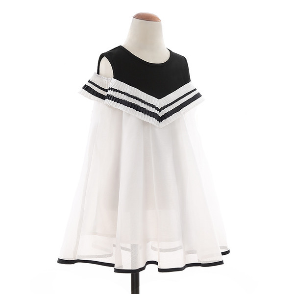 Rochie de vara pentru copii decupata in trei culori