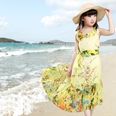 Rochie de plaja pentru copii pentru fete in mai multe culori