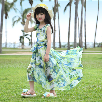 Rochie de plaja pentru copii pentru fete in mai multe culori