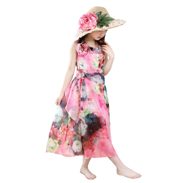 Rochie de plaja pentru copii pentru fete in mai multe culori