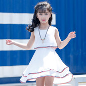 Παιδικό σιφόν φόρεμα για κορίτσια σε τέσσερα χρώματα