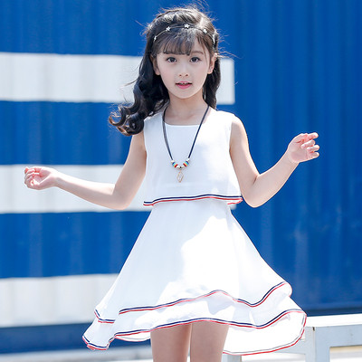 Παιδικό σιφόν φόρεμα για κορίτσια σε τέσσερα χρώματα