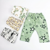 Pantaloni copii 7/8 in mai multe culori cu imprimeu