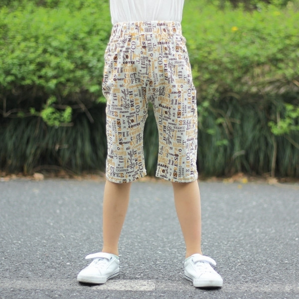 Pantaloni copii 7/8 in mai multe culori cu imprimeu