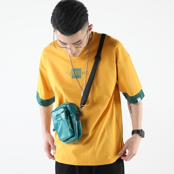 Geantă bărbătească mică în trei culori